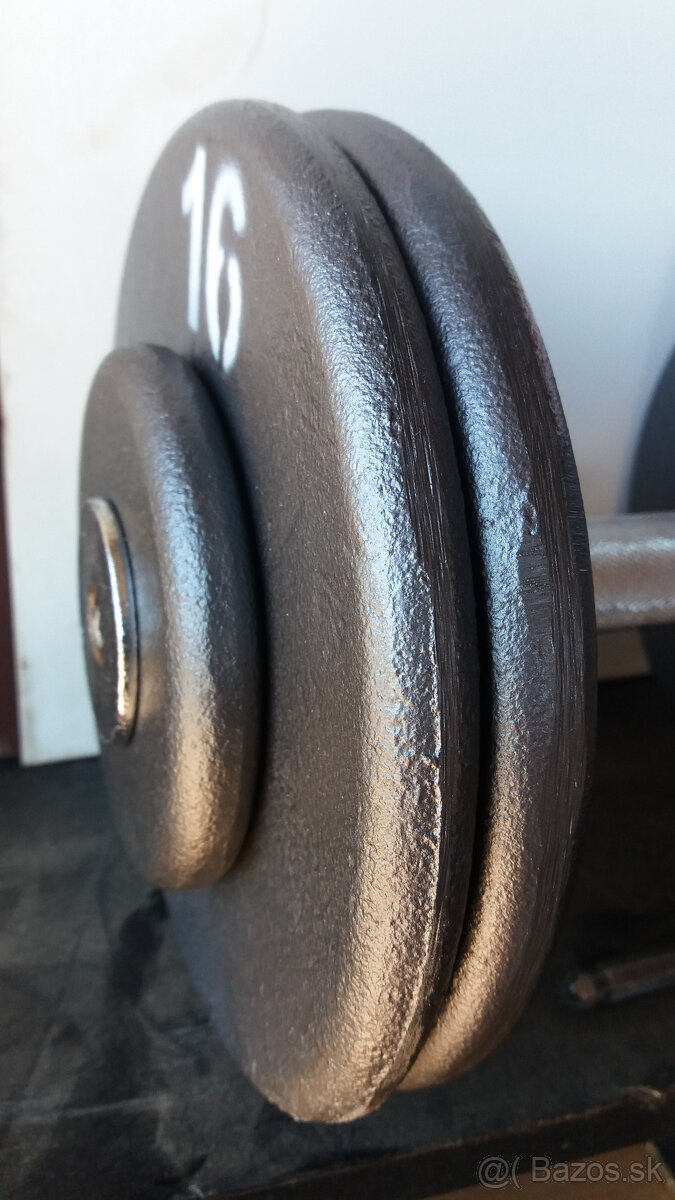 Profi pevné jednoruční činky 2 - 100kg NOVÉ - 9