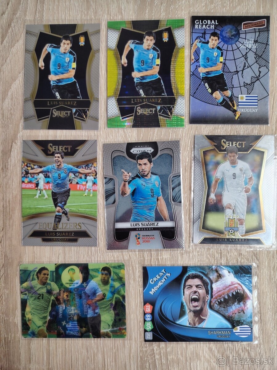 Griezmann, Suarez, de Jong - futbalové kartičky - 9