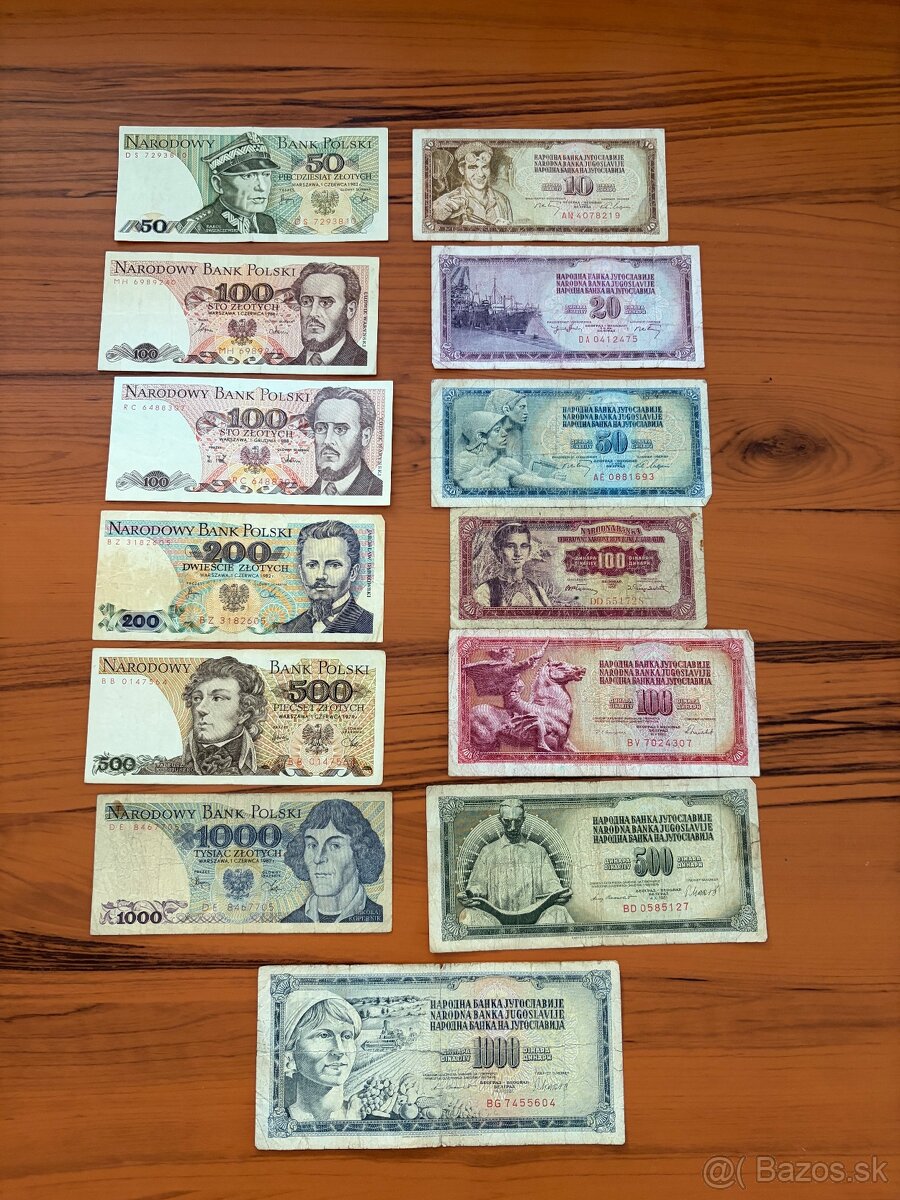 Rôzne bankovky LOT - 9