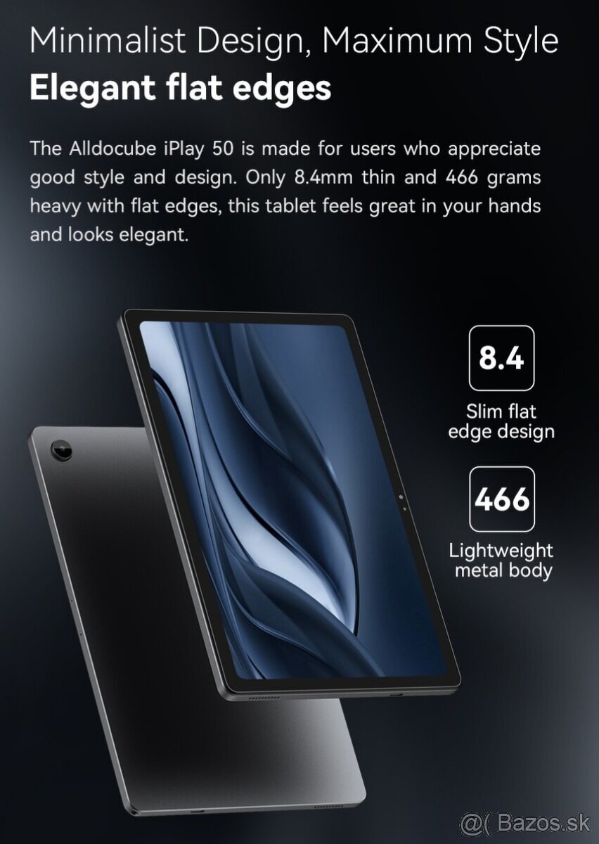 Kvalitný Tablet Alldocube iPlay 50 Pro WiFi/4G 8/128GB obal - 9