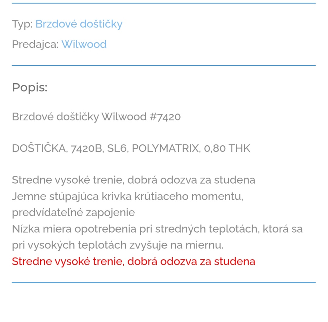 Wilwood brzdové strmeňe. - 9