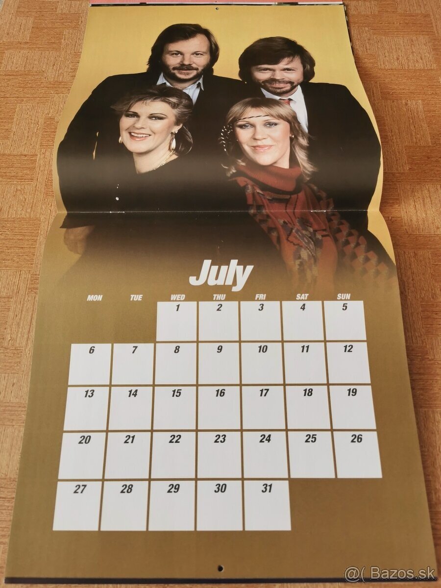 ABBA CALENDAR 2009 - 9