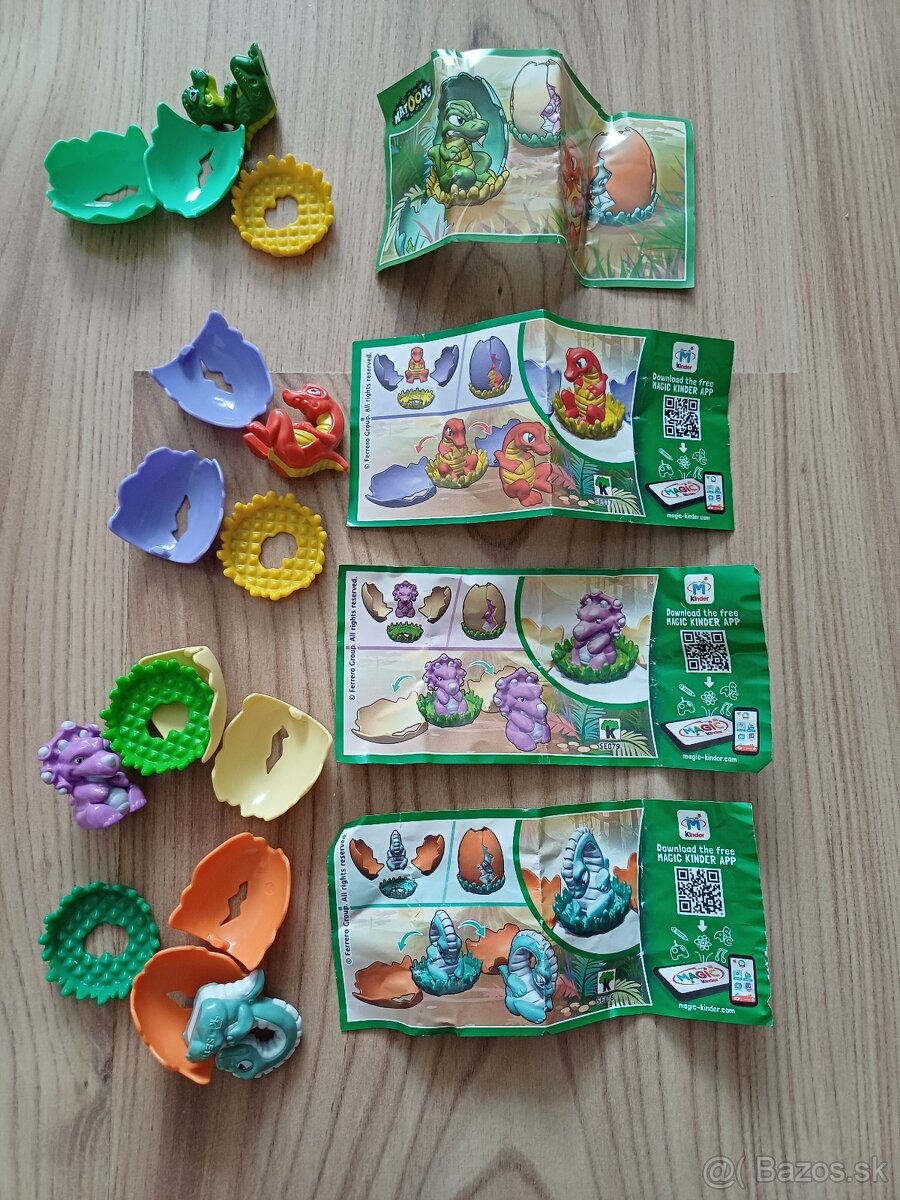 Kinder figurky 1 - 9