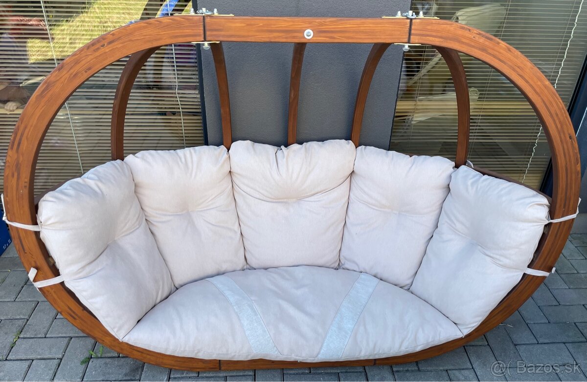 Predám závesnú hojdačku dvojkreslo - 9