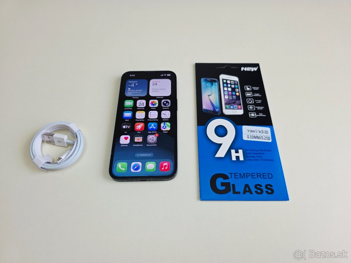 Apple iphone 13 128GB Black ,Zdravie batérie 100% - 9