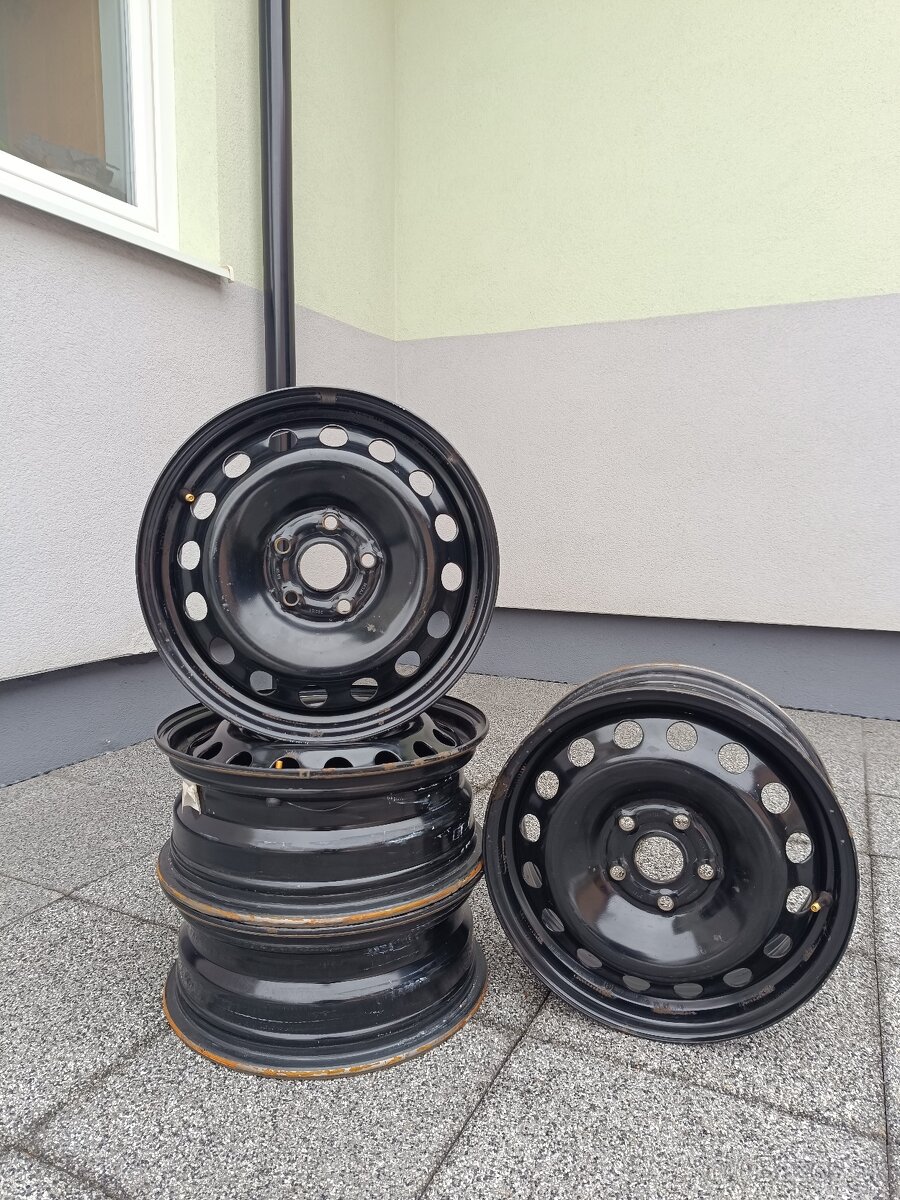 ✅5x112 R16 plechové disky - 9