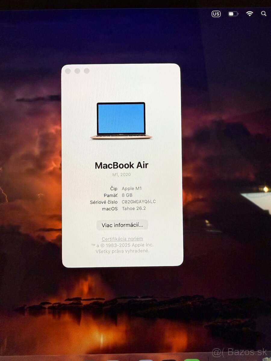 MacBook Air M1, rosegold 8GB, 256 GB - 9