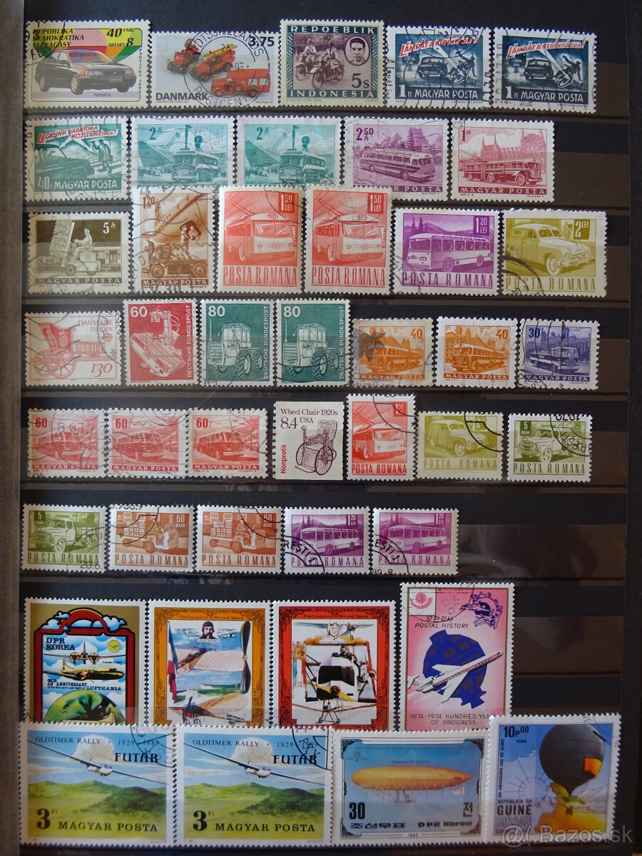 Pekná zbierka známok 1 - 9