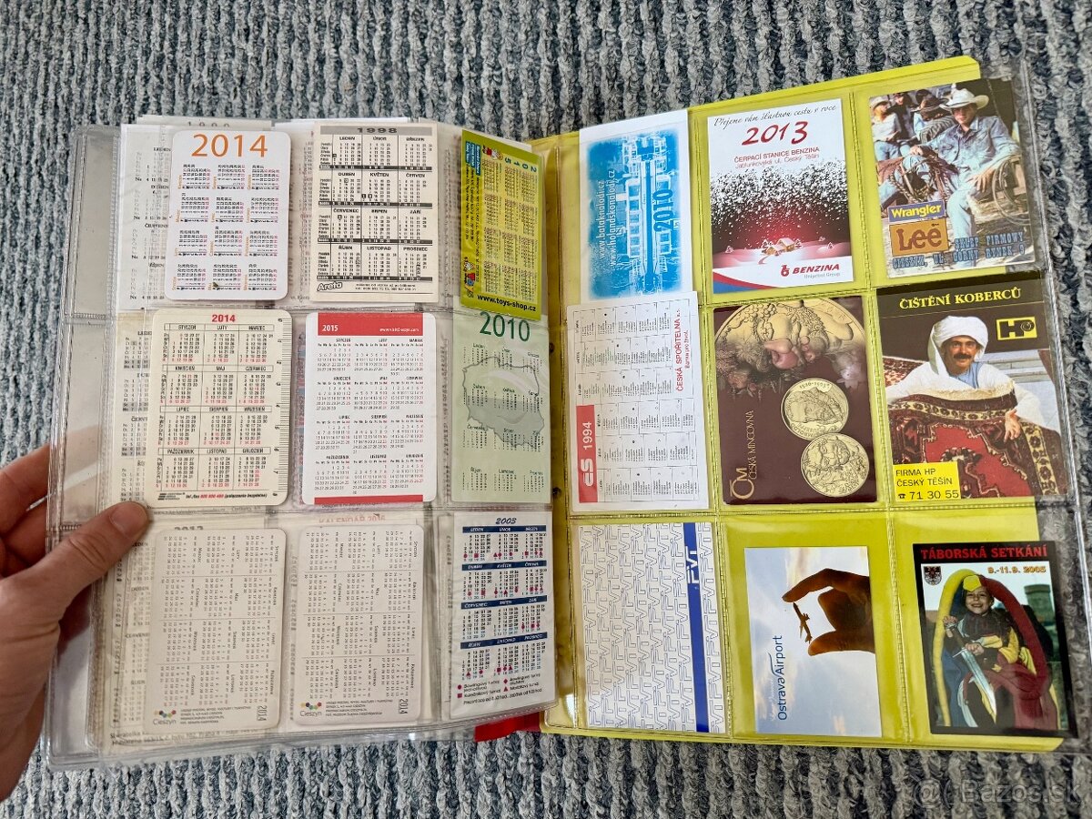 Vreckové kalendáriky rôzne - 72 ks - 9