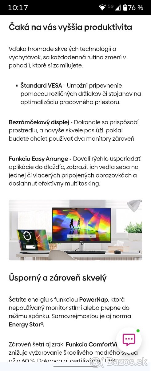 Predam monitor Dell - 9