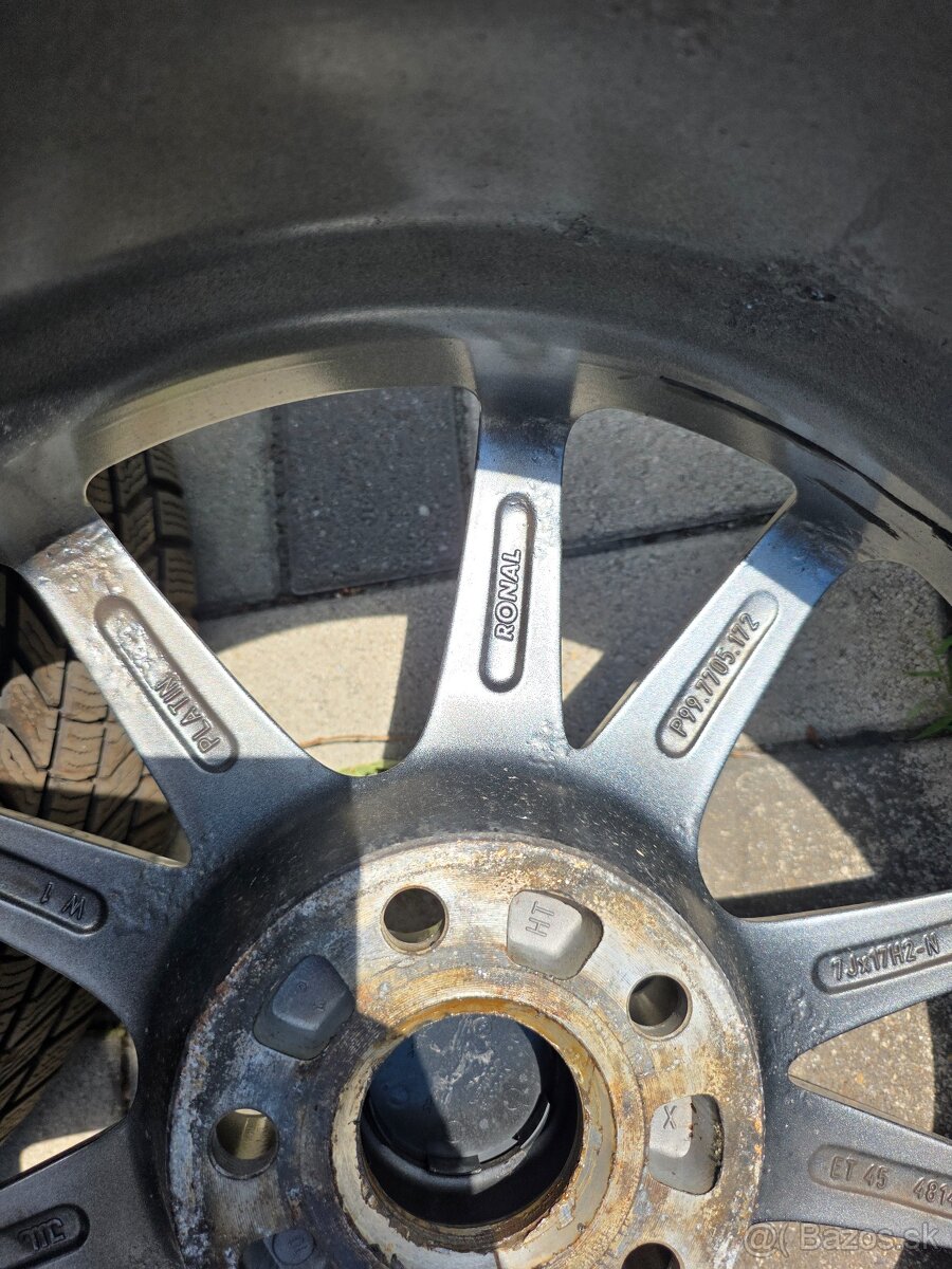 Kolesá Platin 7x17 5x112 ET45 - 9