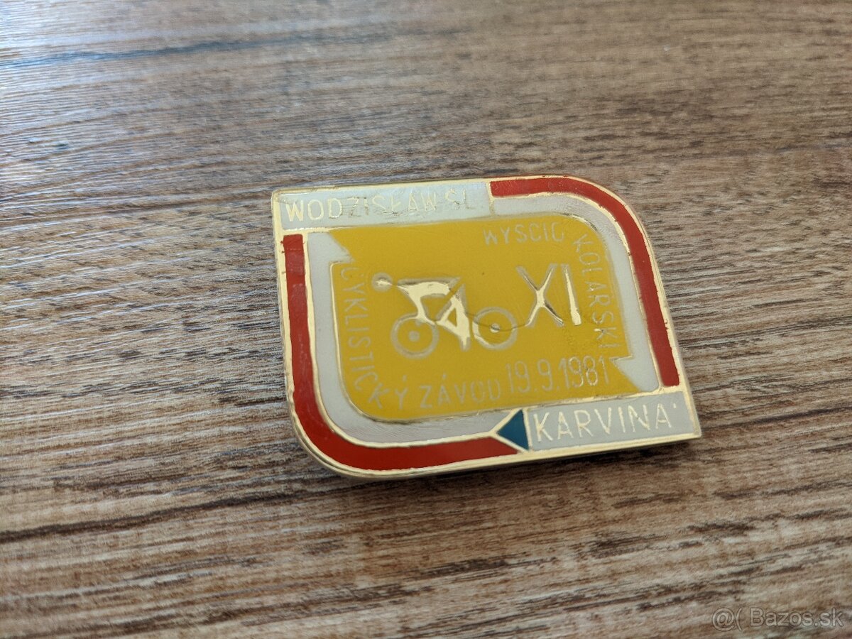 Pohár cyklopreteky 1945, odznak 1981 - 9