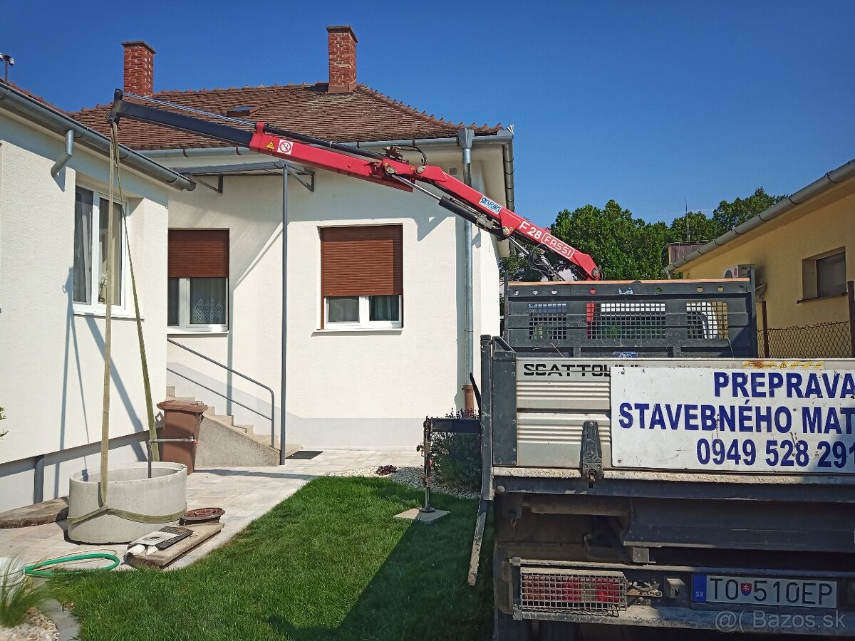 autodoprava vyklapačom s hydraulickou rukou - 9