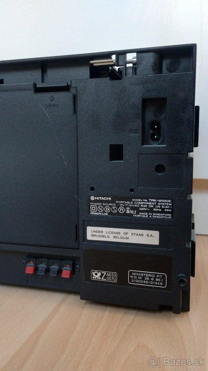 Predám Boombox TRK-W550E - Hitachi - 9