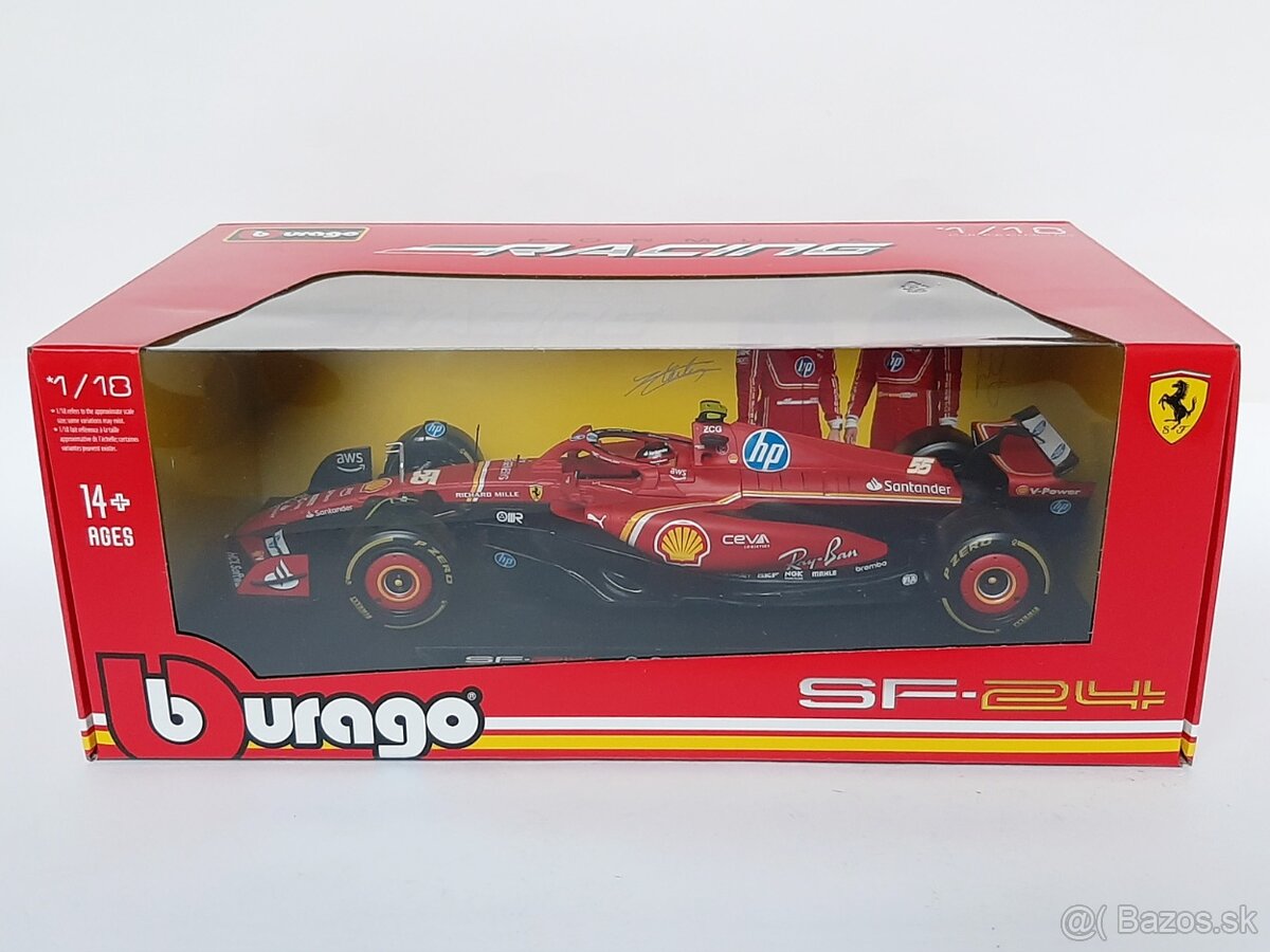 1:18 - Ferrari SF24 / Leclerc / Sainz (2024) - Burago - 1:18 - 9