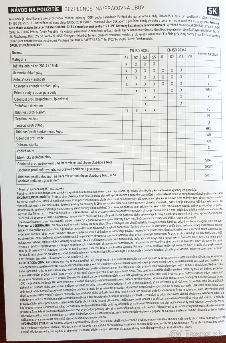 Bezpečnostné čižmy ARDON PURSAFE S5 - 9