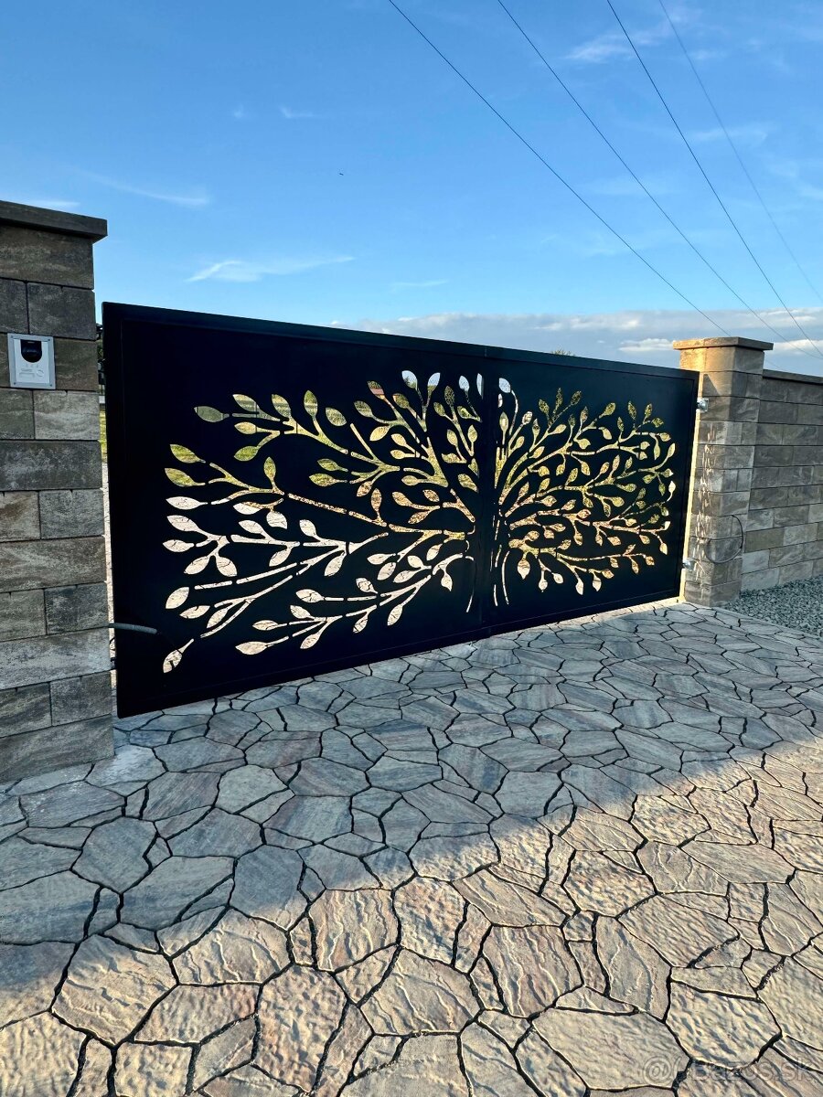 Vyrezávané vypalované dielce na plot, zábradlie, bránu - 9