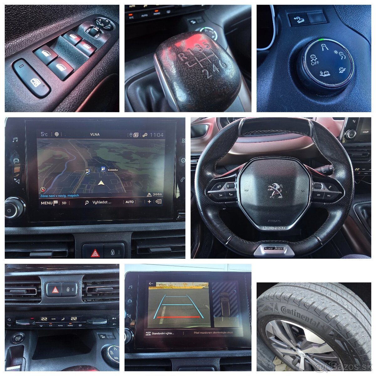 Peugeot Rifter1.5hdi 96kw-kúpené na Slovensku-1.majiteľ-2020 - 9