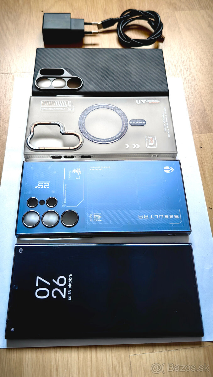 Samsung galaxy S23 Ultra,,zaruka 22 mes,top stav,256GB - 9