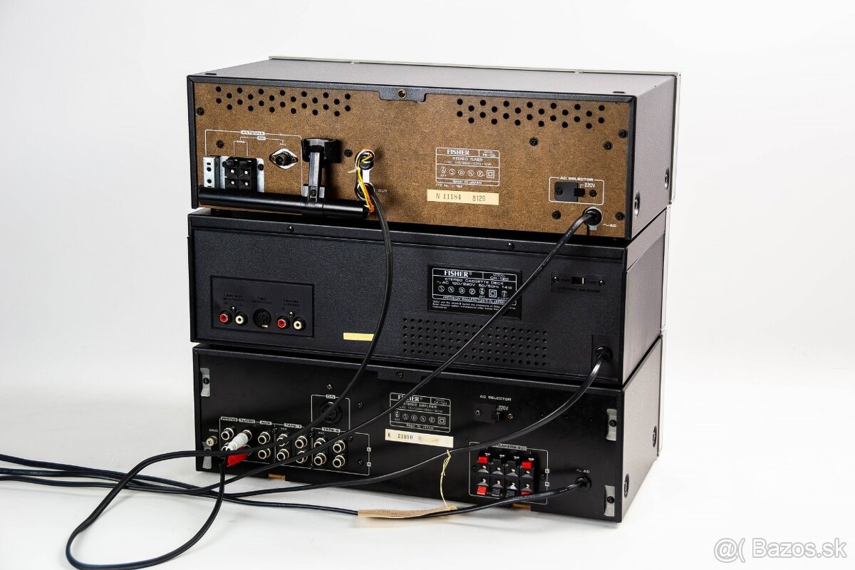 FISHER zostava / zosilňovač, tapedeck, tuner / super cena - 9