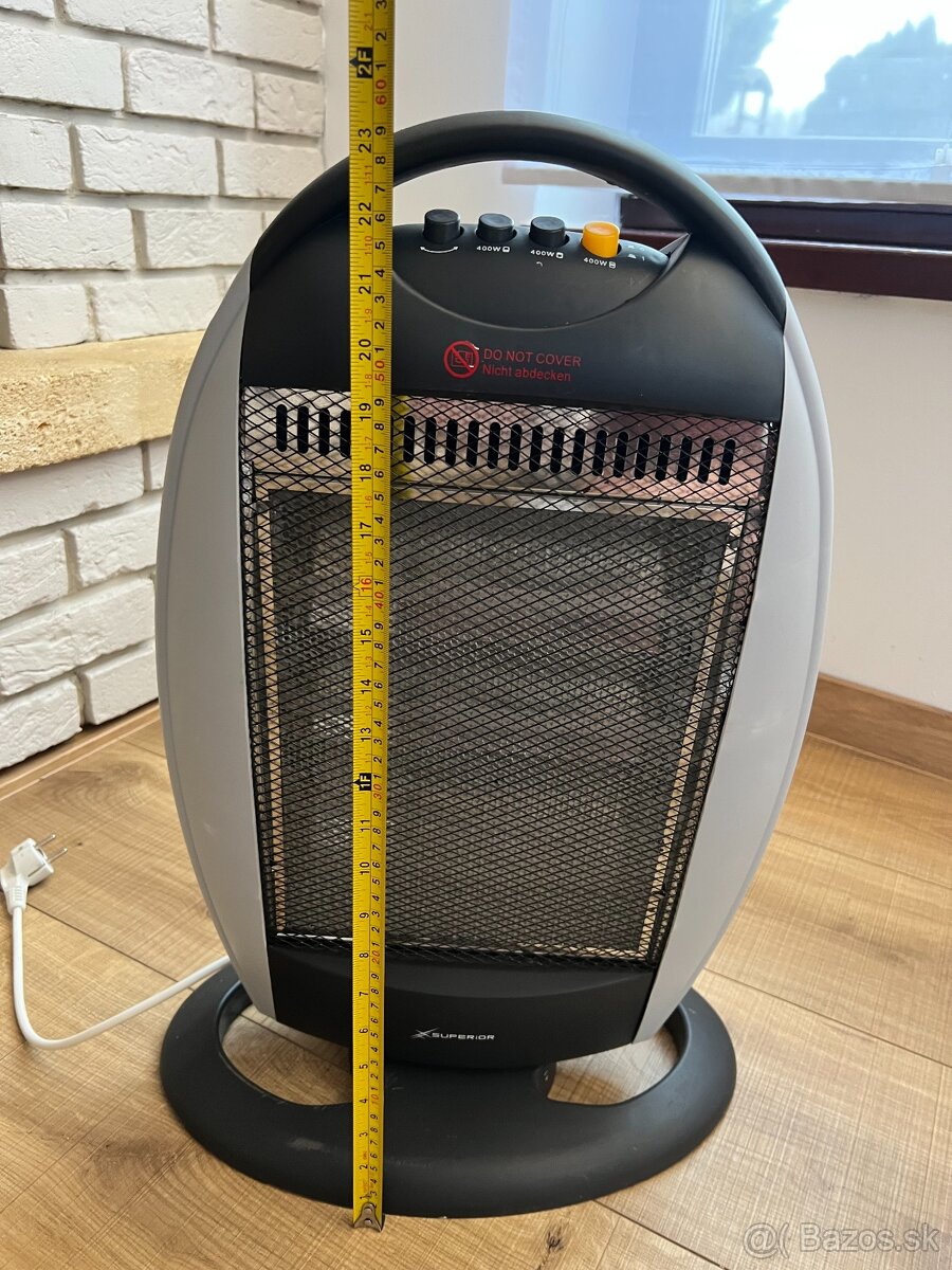 Halogénový ohrievač Superior 1200W – úsporný a rýchly - 9