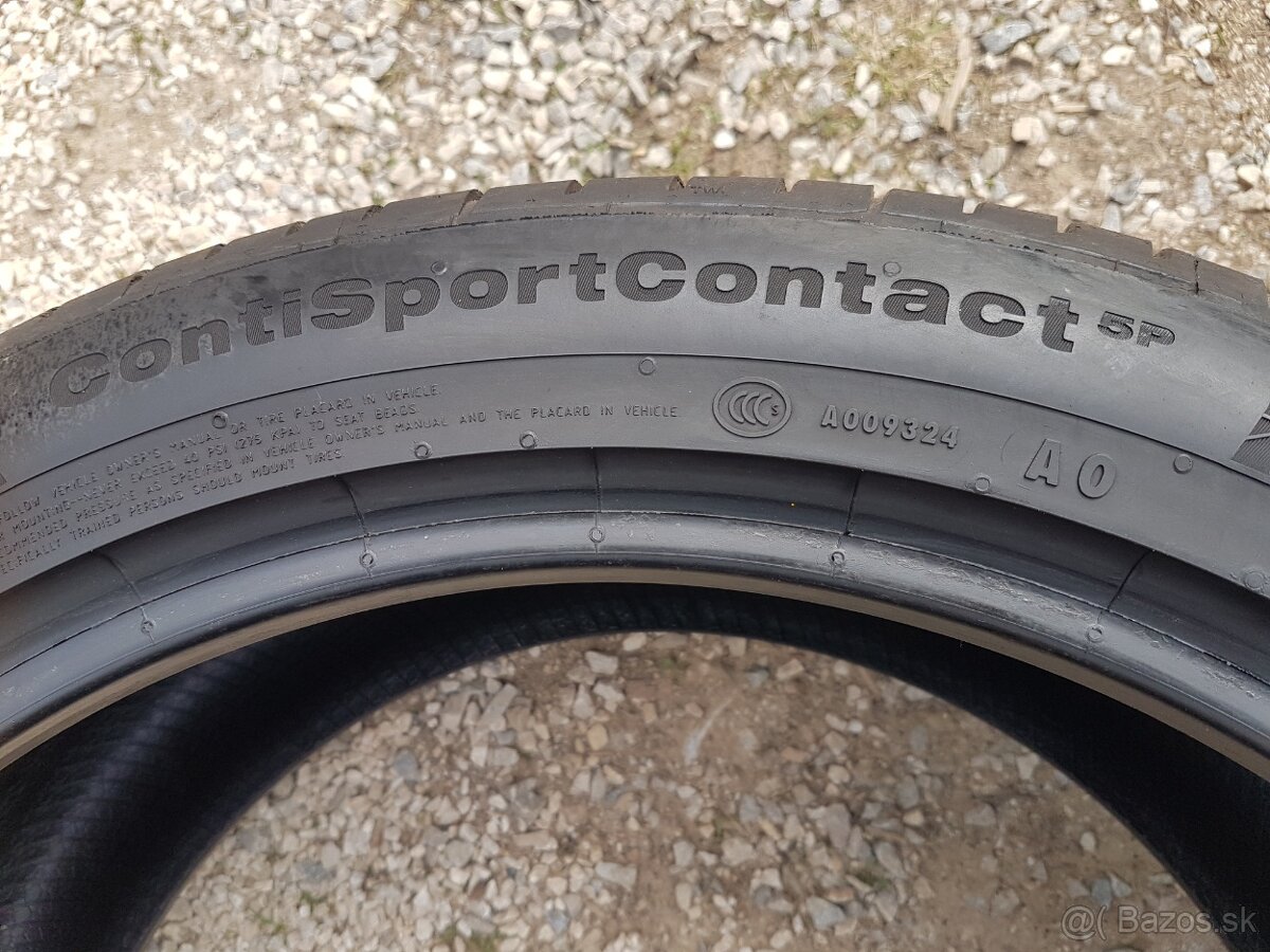 255/40 r19 letné pneumatiky 4ks Continental - 9