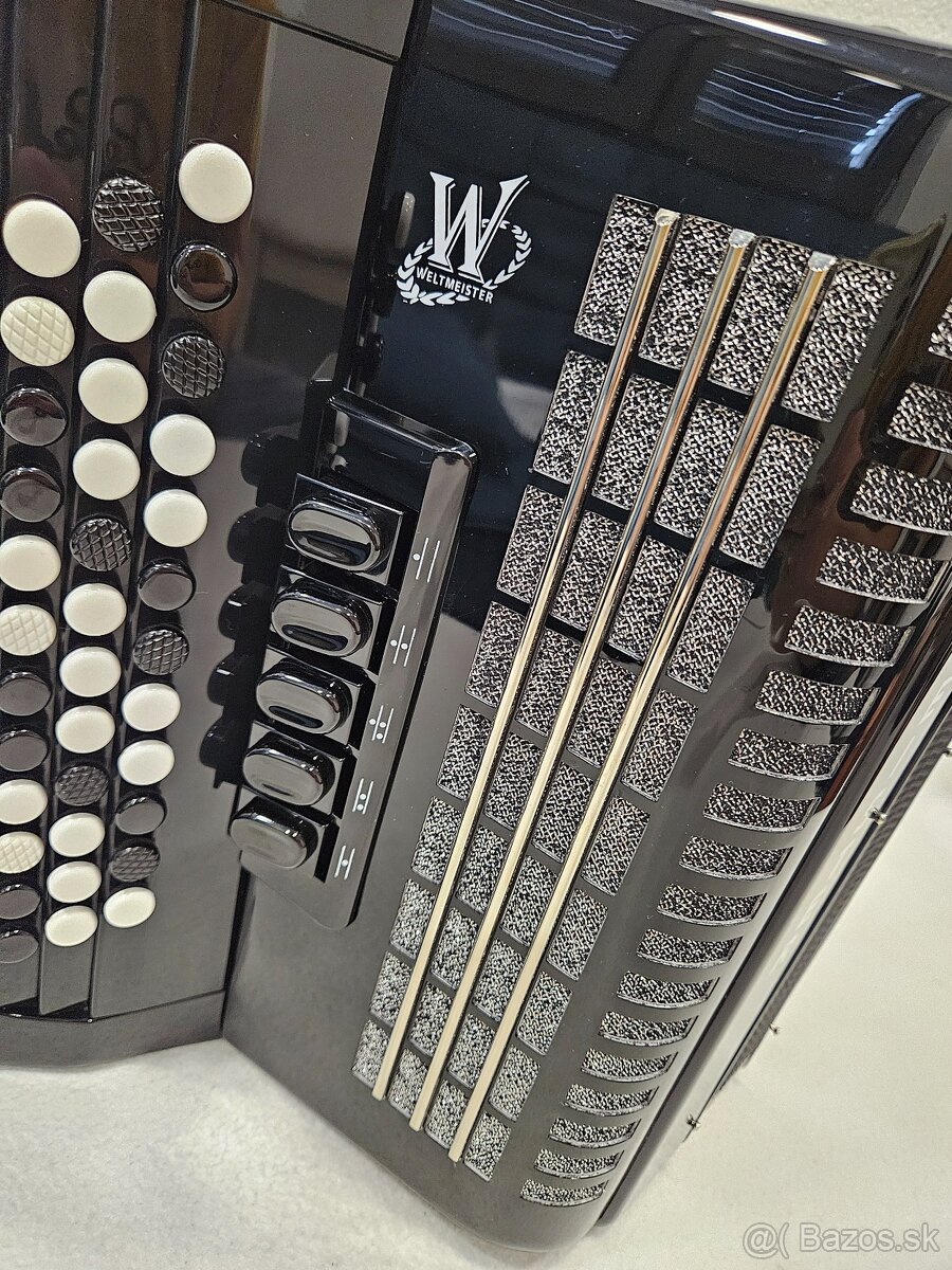 Chromaticky akordeon wrltmeister romance 603 - 9