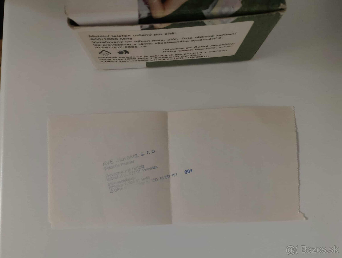 Predám originál box, nabijačku a manuál pre Nokiu 2310 - 9
