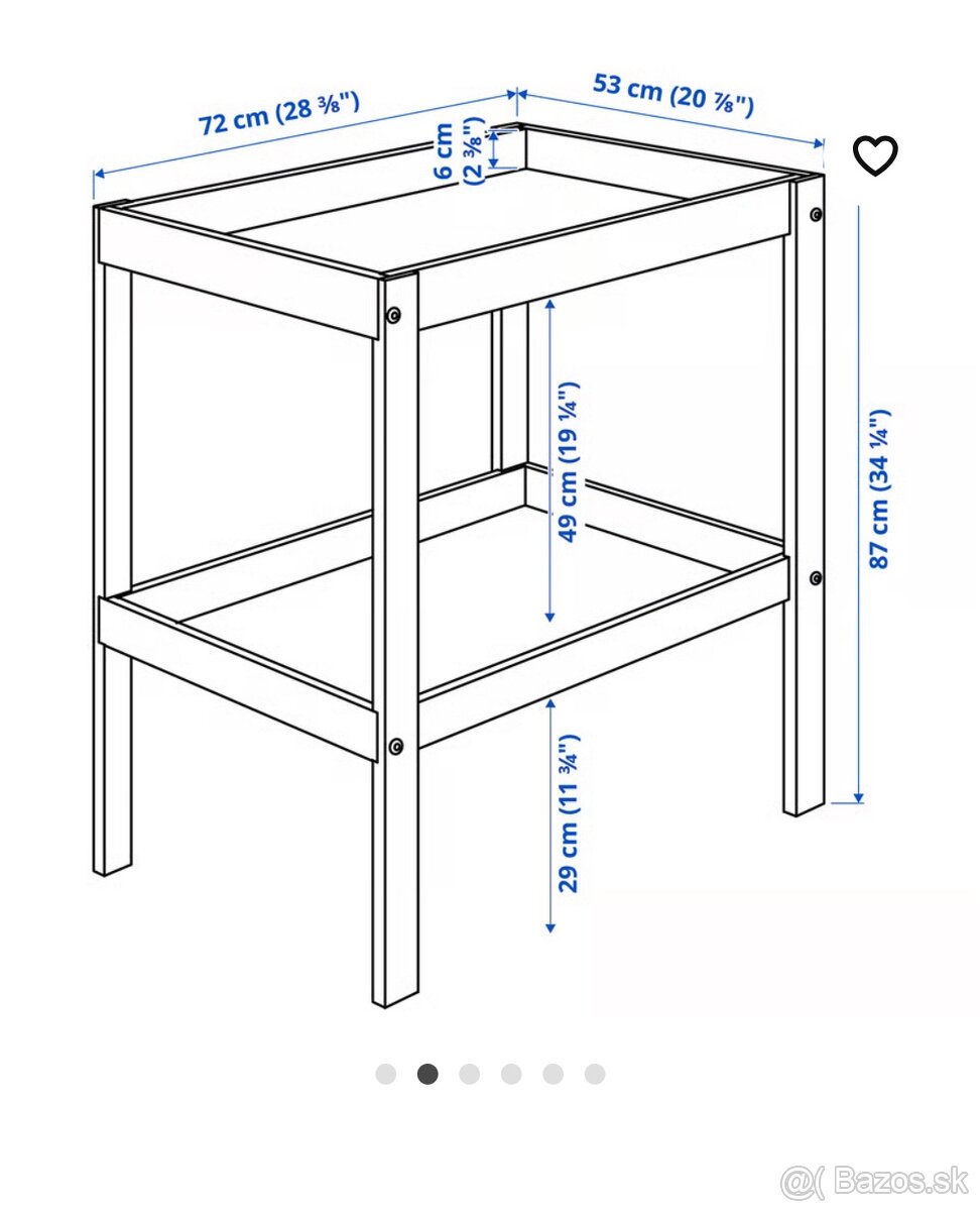 Prebalovaci pultik Sniglar Ikea - 9