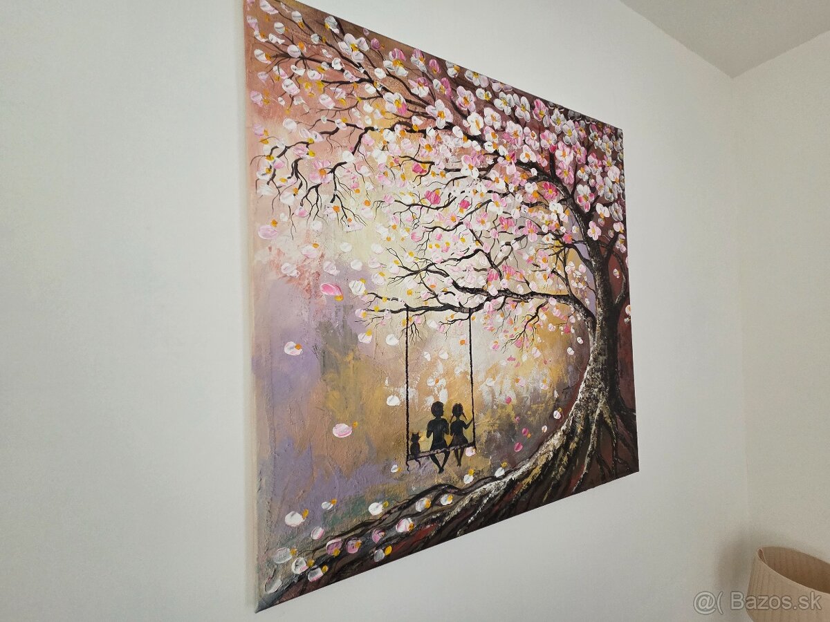 Obraz - Kvitnúci strom 100 × 100 - 9