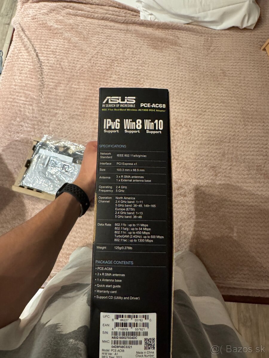 Wifi karta Asus PCE-AC68 dualband - 9