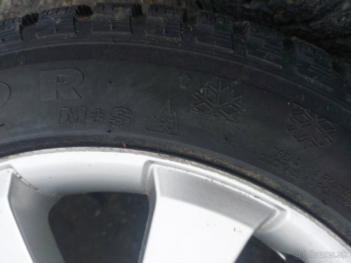 Zimní ALU BORBET OPEL R15 s pneu METEOR WINTER 185/55 R15 - 9