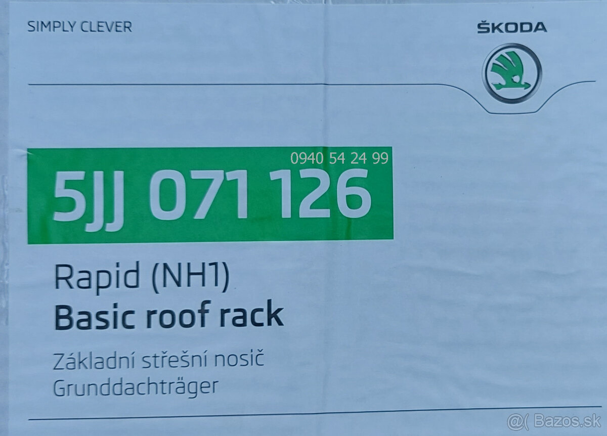 OEM priečniky ŠKODA - 9