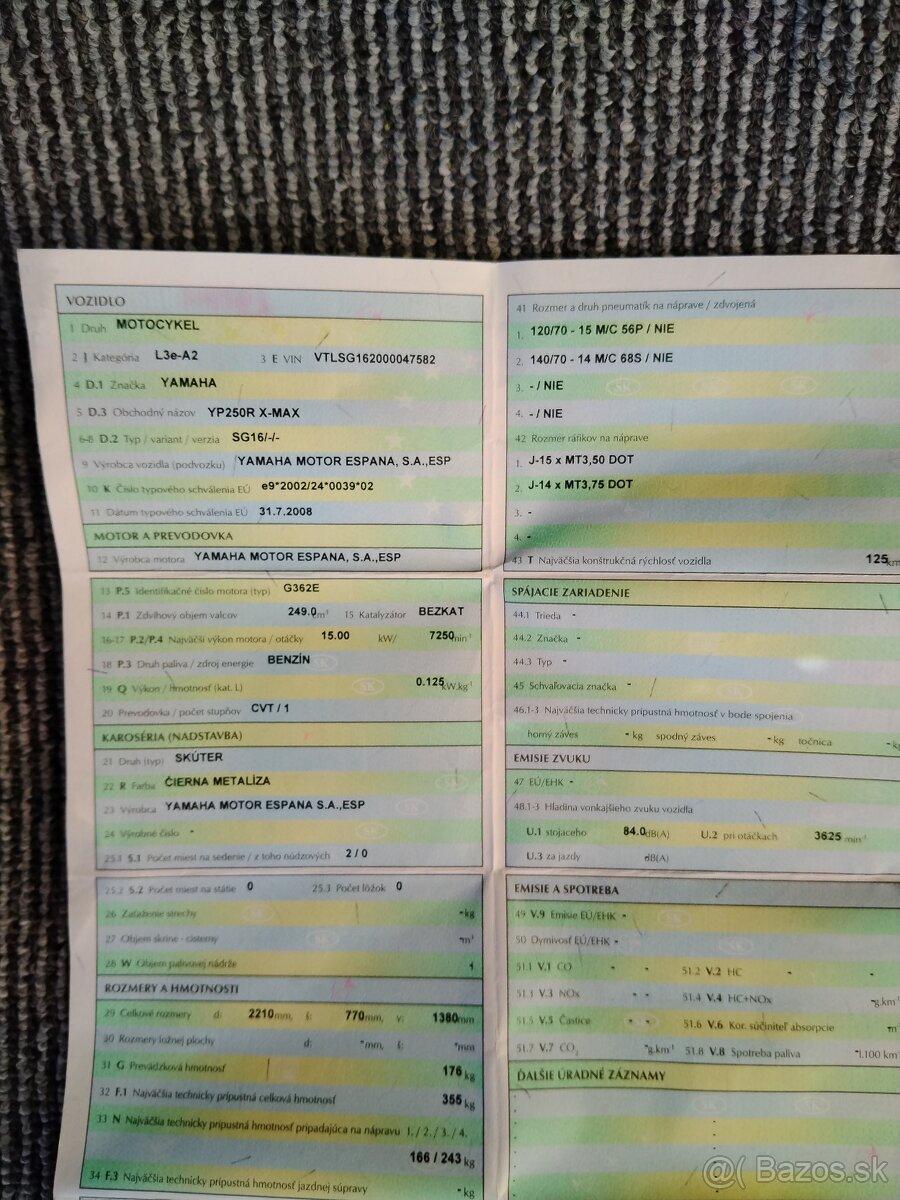 Yamaha xmax 250 - 9