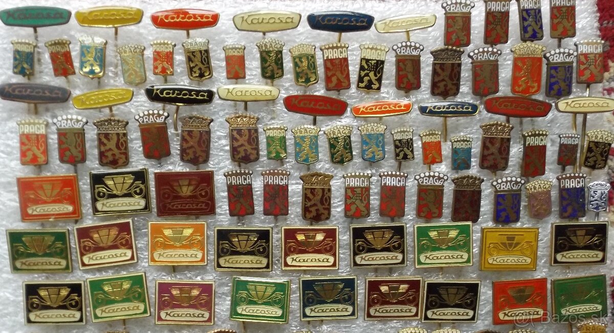 odznaky - automobilky, motocykle, traktory, vlaky, auto moto - 9