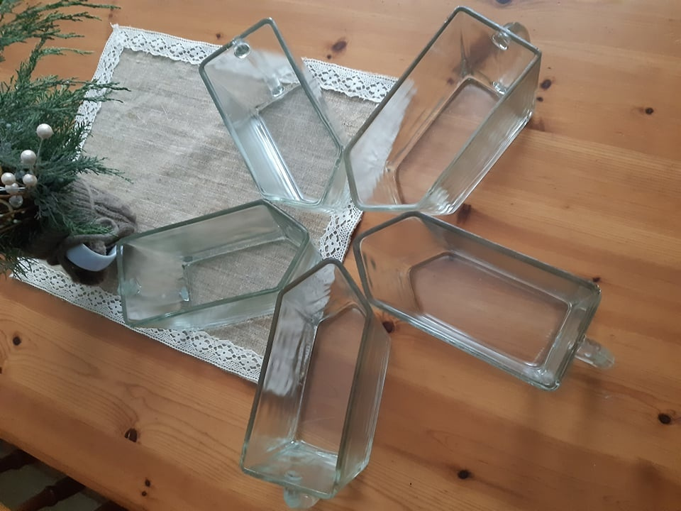 Sklenené nádoby, dózy na cukor, soľ..... - 9