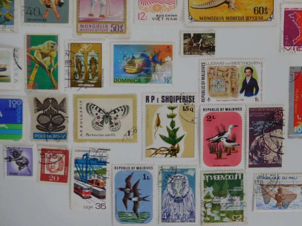 Staré poštovné Známky, - 9