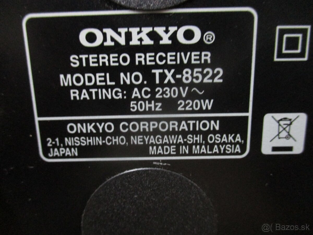 ONKYO TX-8522 stereo receiver - 9