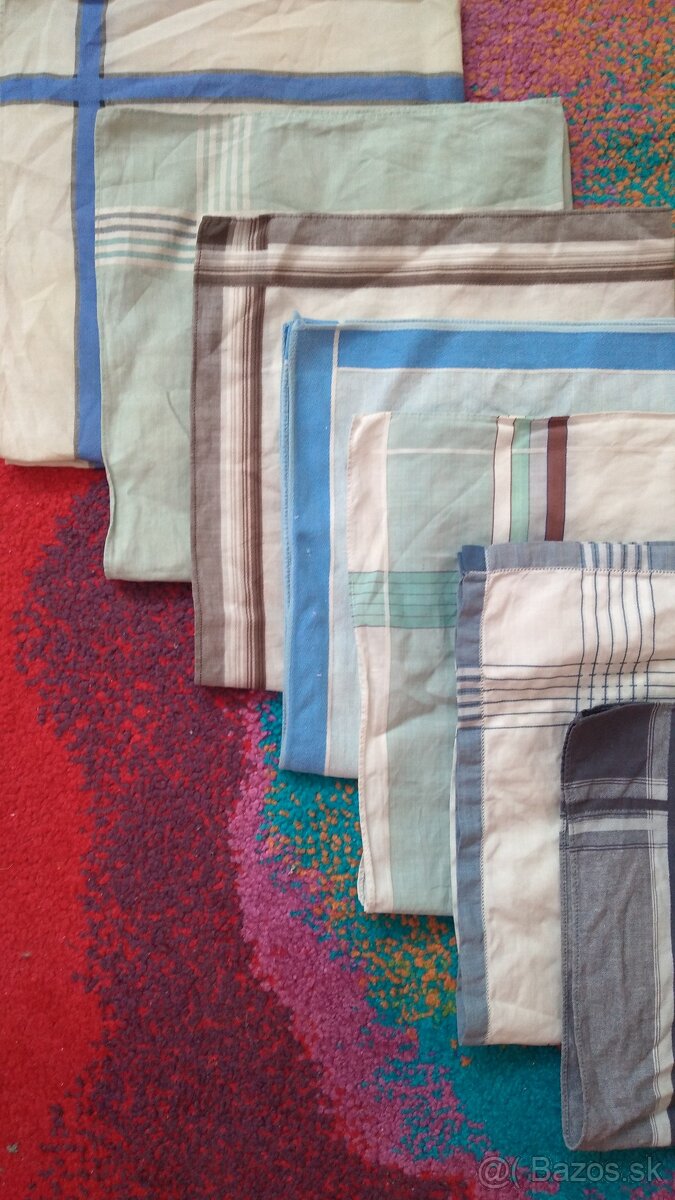 Predám utierky,uteráky,obrusy,dečky,vreckovky,šperky,traky - 9