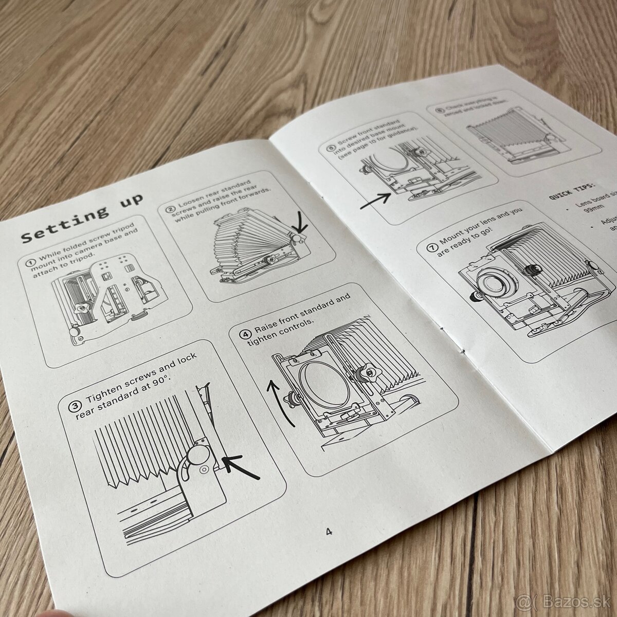 Intrepid 4x5 veľkoformátový field analógový fotoaparát - 9
