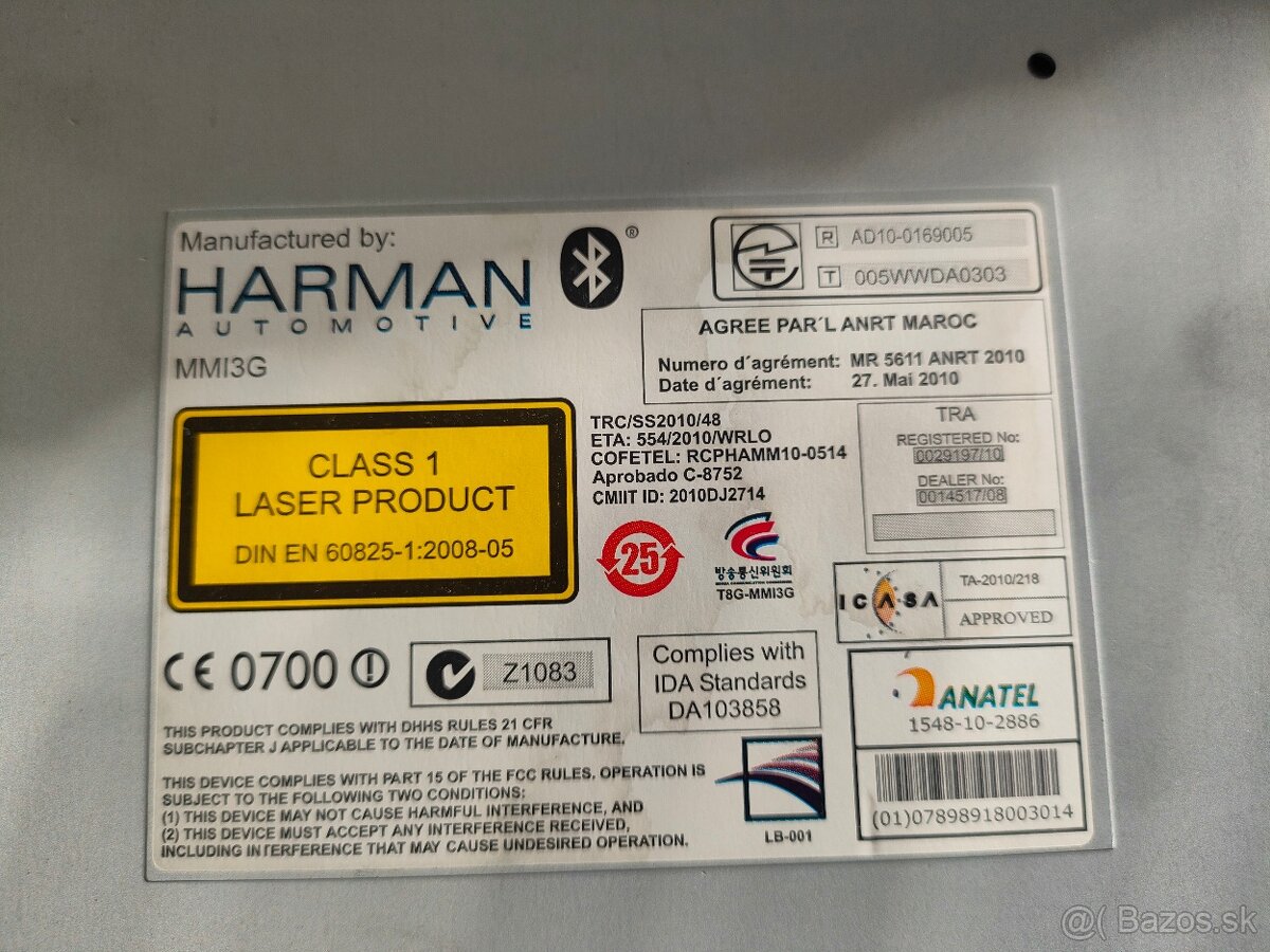 Set navigácie AUDI A6 2013 C7 - 9