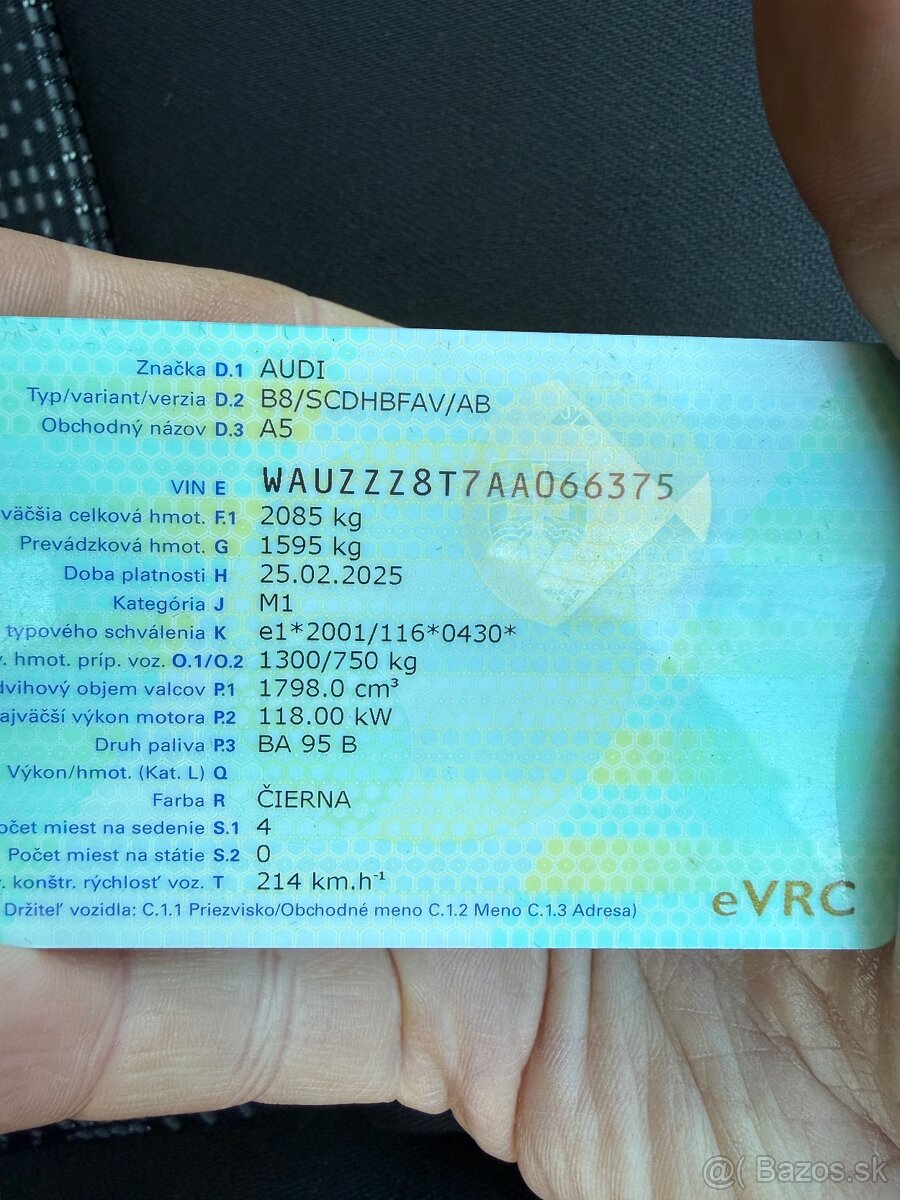 Audi A5 1.8TFSi,benzin,118kw,automat - 9