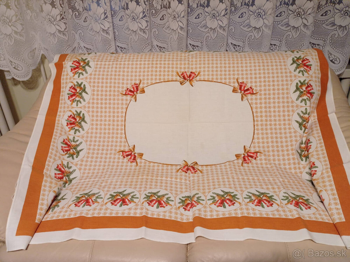 Retro vianočné obrusy - 9