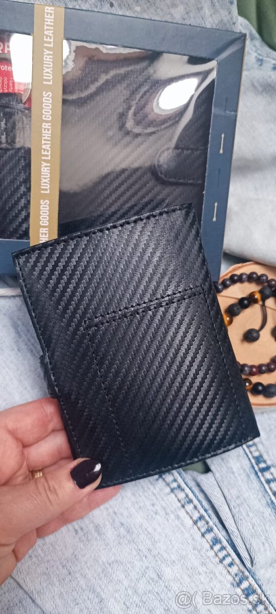 Kožená čierna peňaženka PeTerson - 9