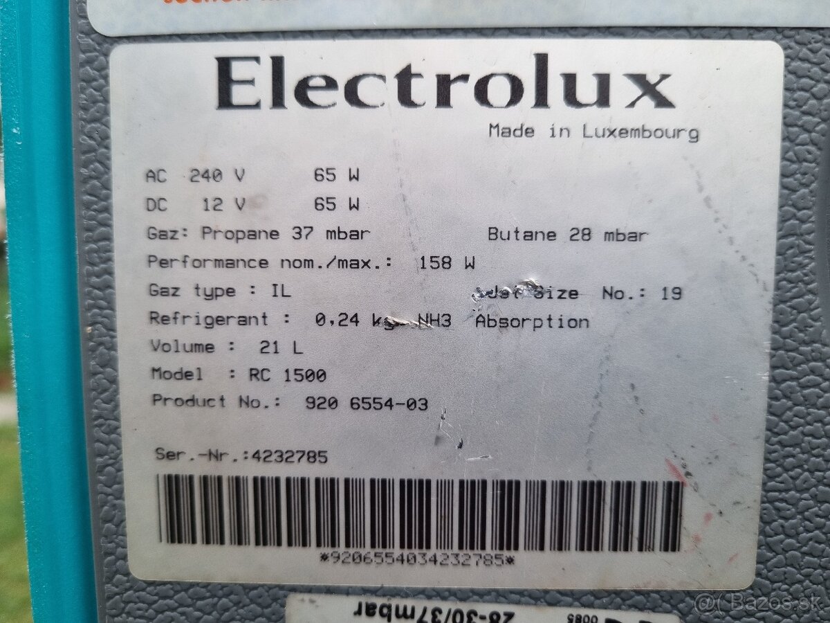 Predám absorpčnú chladničku Electrolux - 9