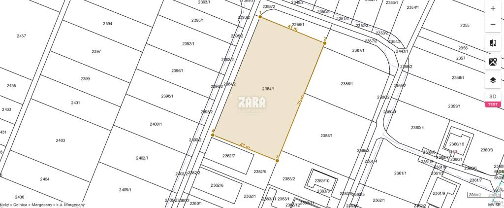 MARGECANY:Slnečný stavebný pozemok 3060 m2, Pod horou - 9