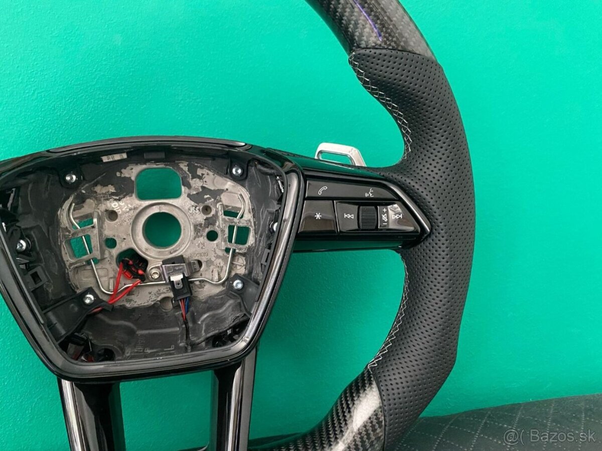 -AUDI VOLANT KARBONOVY A6 A7 C8 Q8 S8 SQ8 E-TRON - 9