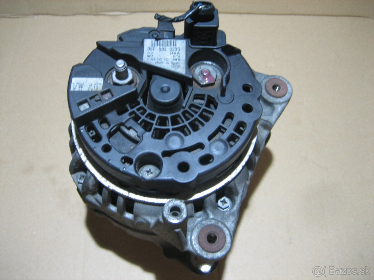 Alternátor 140A 06F903023J Bosch 0124525092 VW Group - 9