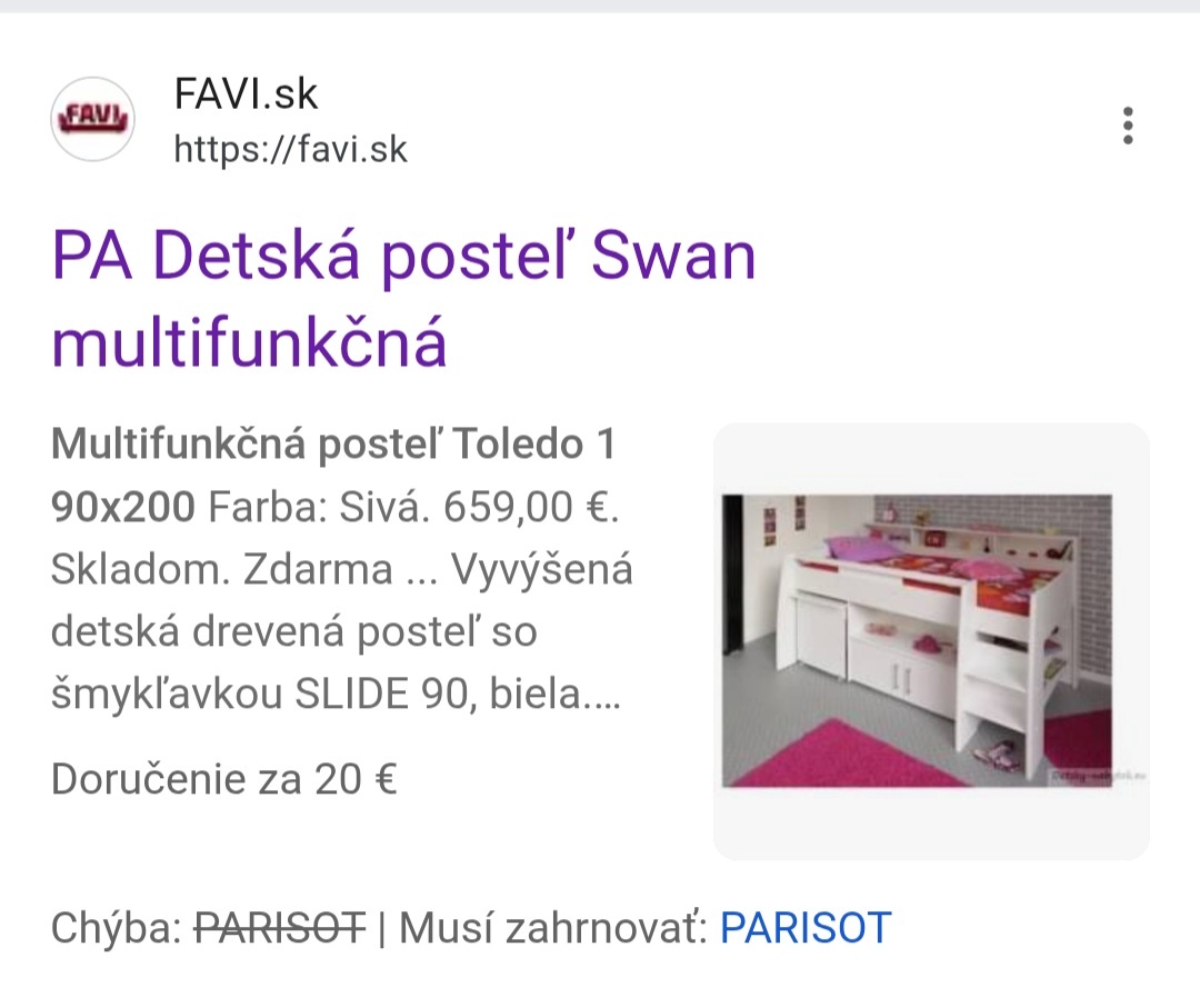 Multifunkčná vyvýšená posteľ 90x200cm - 9
