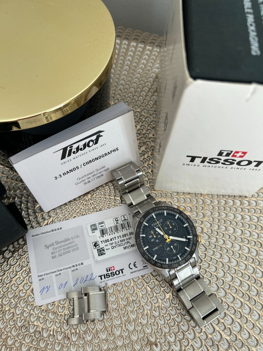 TISSOT T100.417.11.051.00 PRS 516 Quartz Chronograph - 9